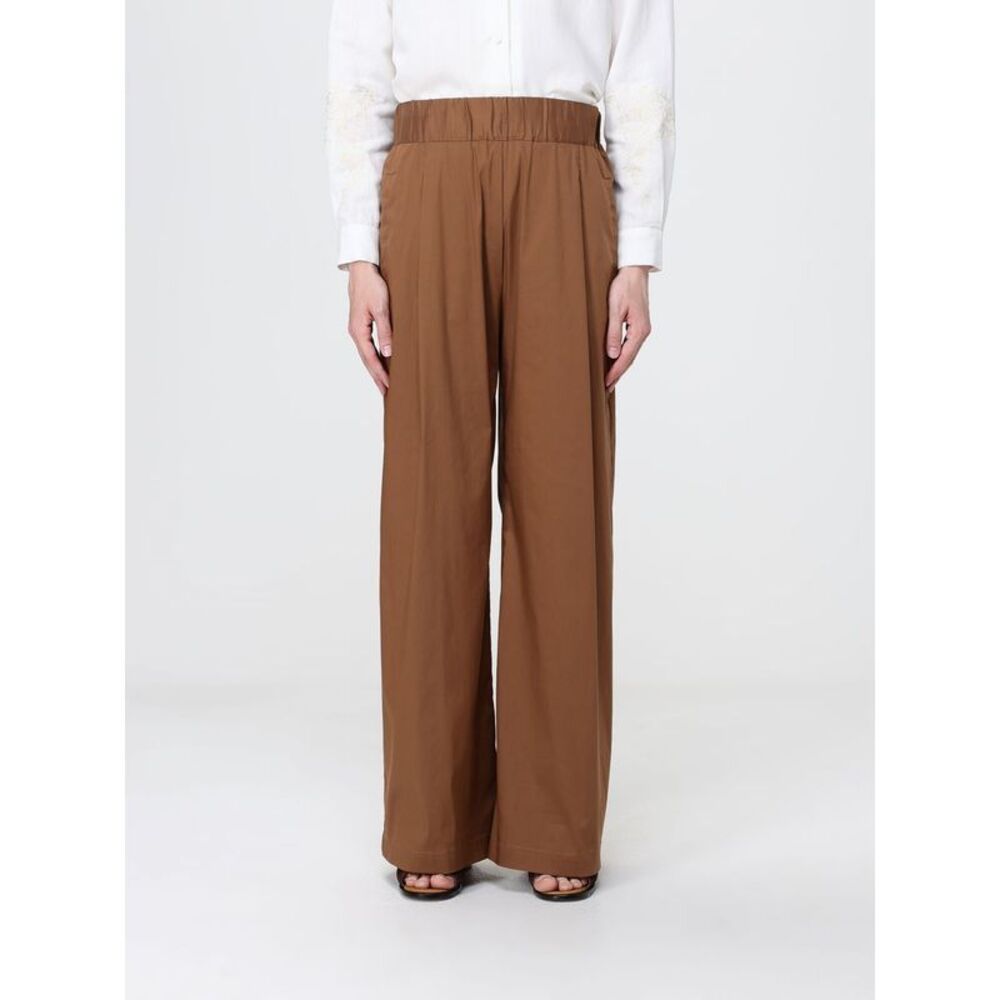 Semicouture Pants Woman Beige